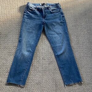 Kut from the Kloth Women's Medium Blue Straight-Leg Jeans 6L